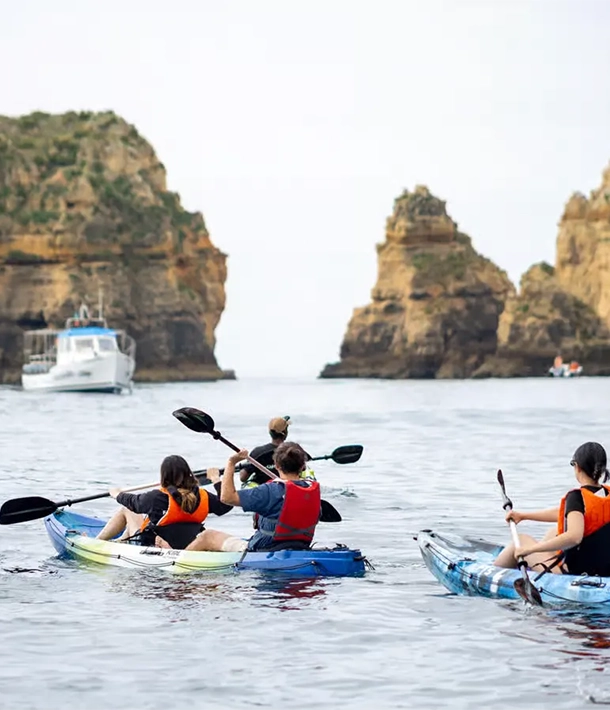 Kayaking the caves
